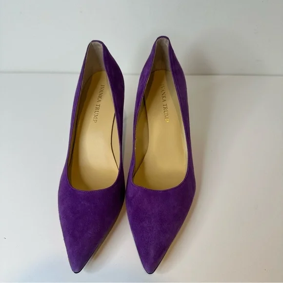 Ivanka Trump purple suede pumps women’s size 9M - Picture 7 of 16